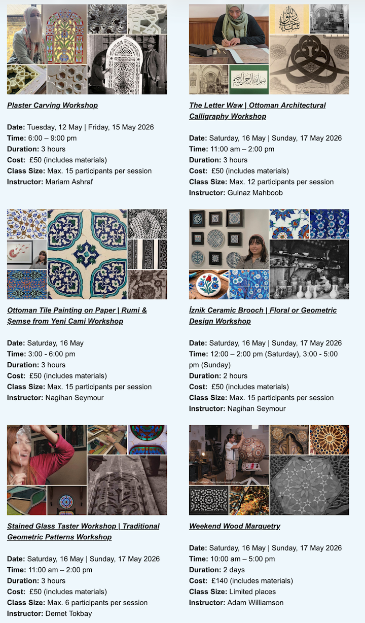 Türkiye’s Rich Tradition Of Sacred Ornamentation Takes Centre Stage At London Craft