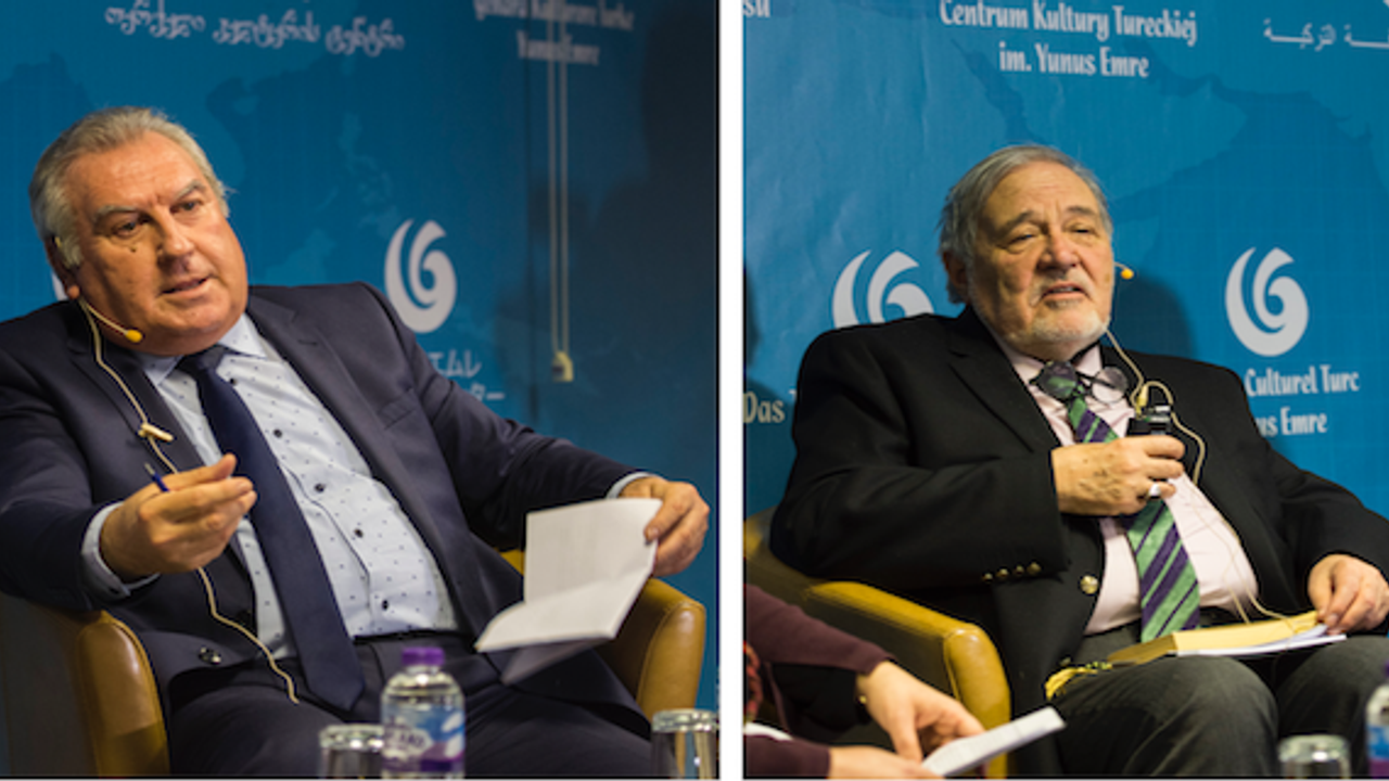Prof. Ilber Ortayli and Prof. Vahdettin Engin in The London Book Fair