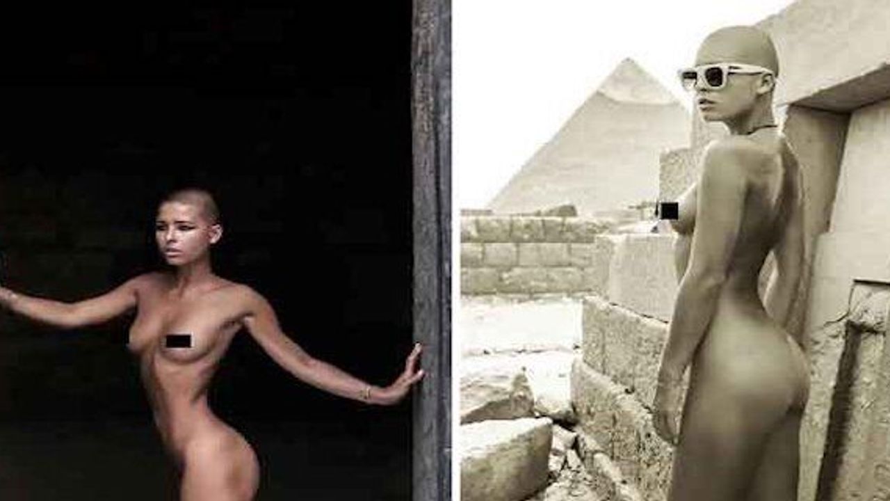 Playboy model who was jailed for naked travel snaps strips off AGAIN at Turkish mosque