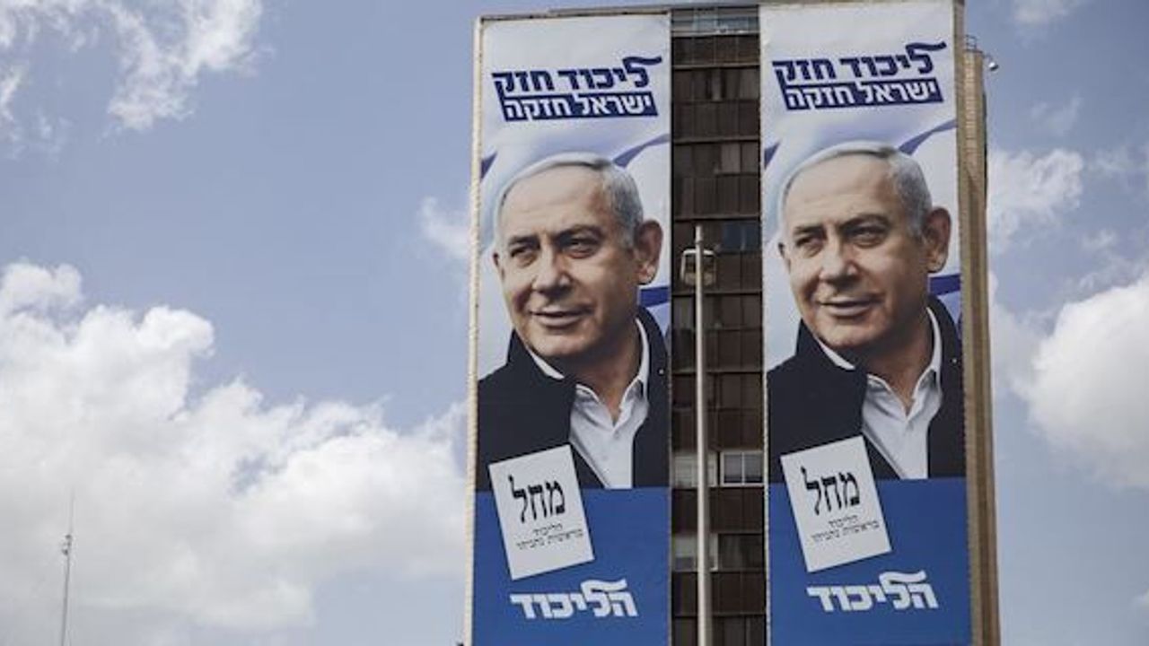 Netanyahu stresses settlement policy before Israel vote