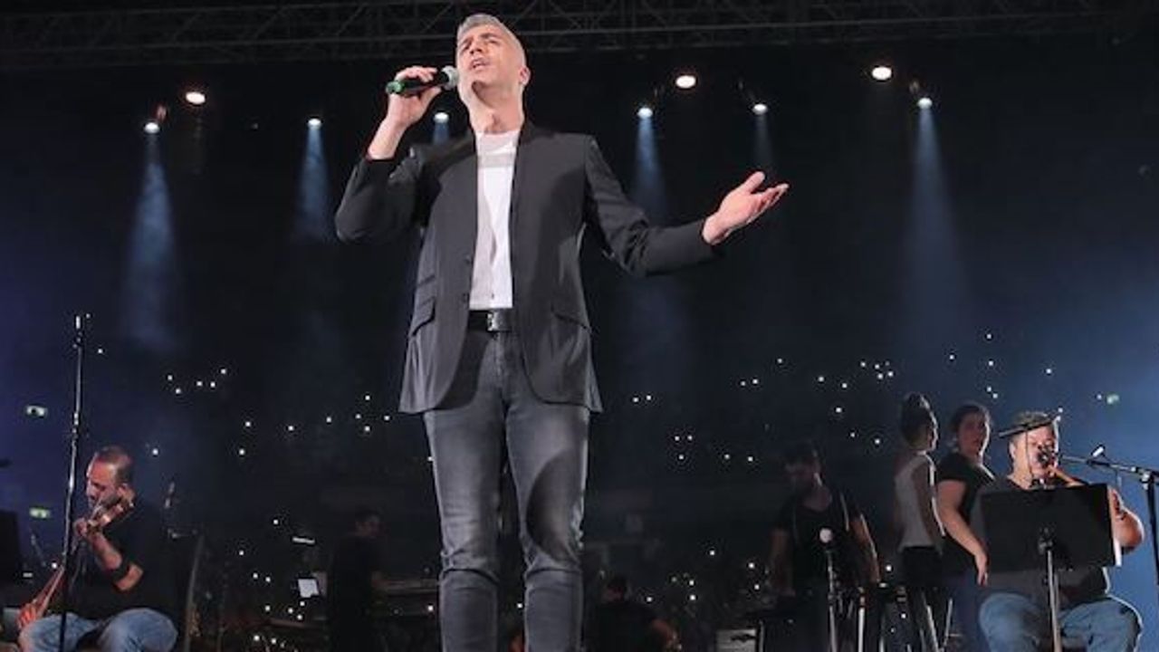 Turkish actor-singer holds concert in Israeli capital