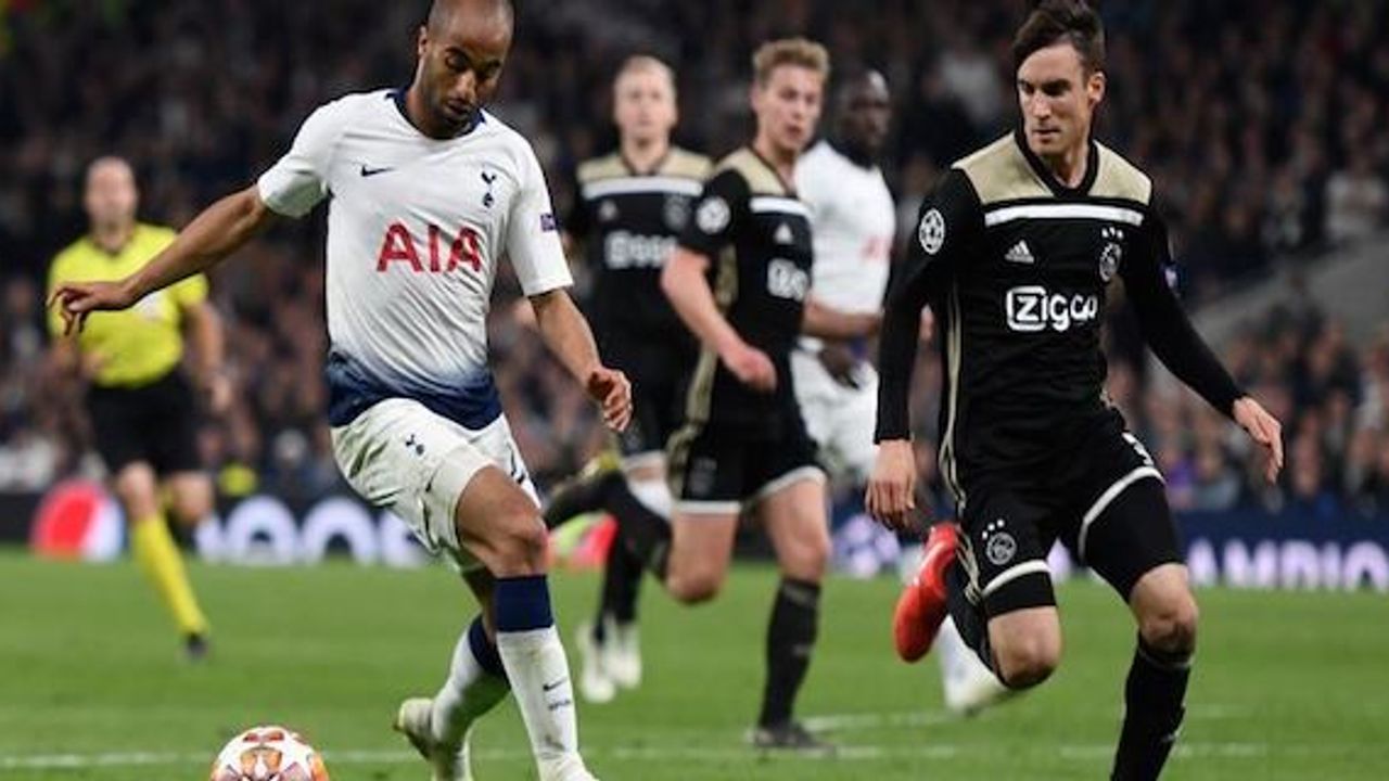 Football,  Ajax beat Tottenham in Champions League match