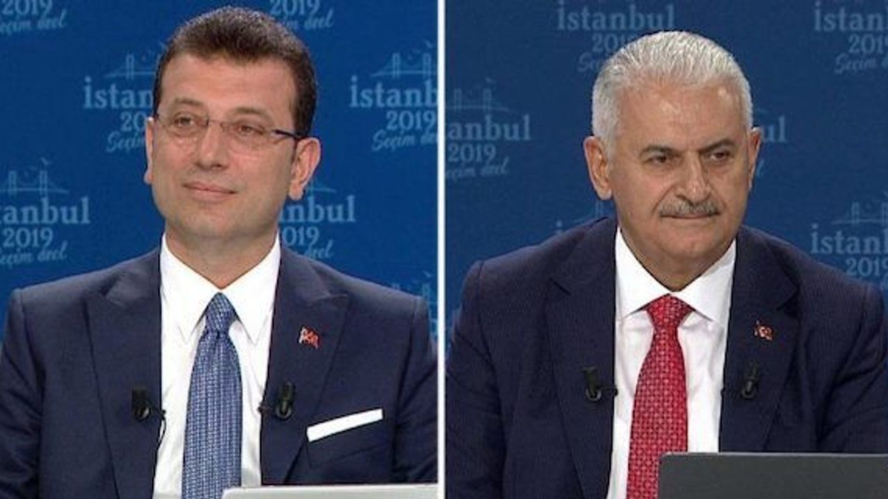 Ekrem Imamoglu and Binali Yildirim candidates spar in Istanbul mayoral race debate