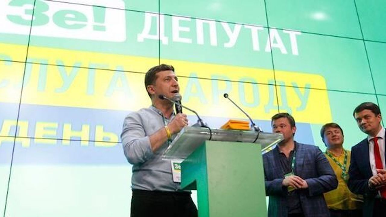 Ukraine's ruling party ahead with 95% ballots counted