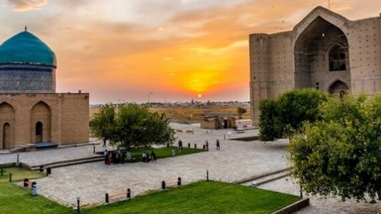 In the historal city of Central Asia first time opened an airport, Turkestan's Hazrat Sultan international airport