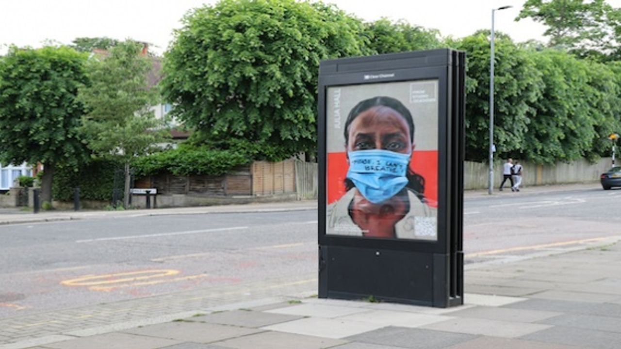 Art from Studio Lock down takes to the streets of Enfield