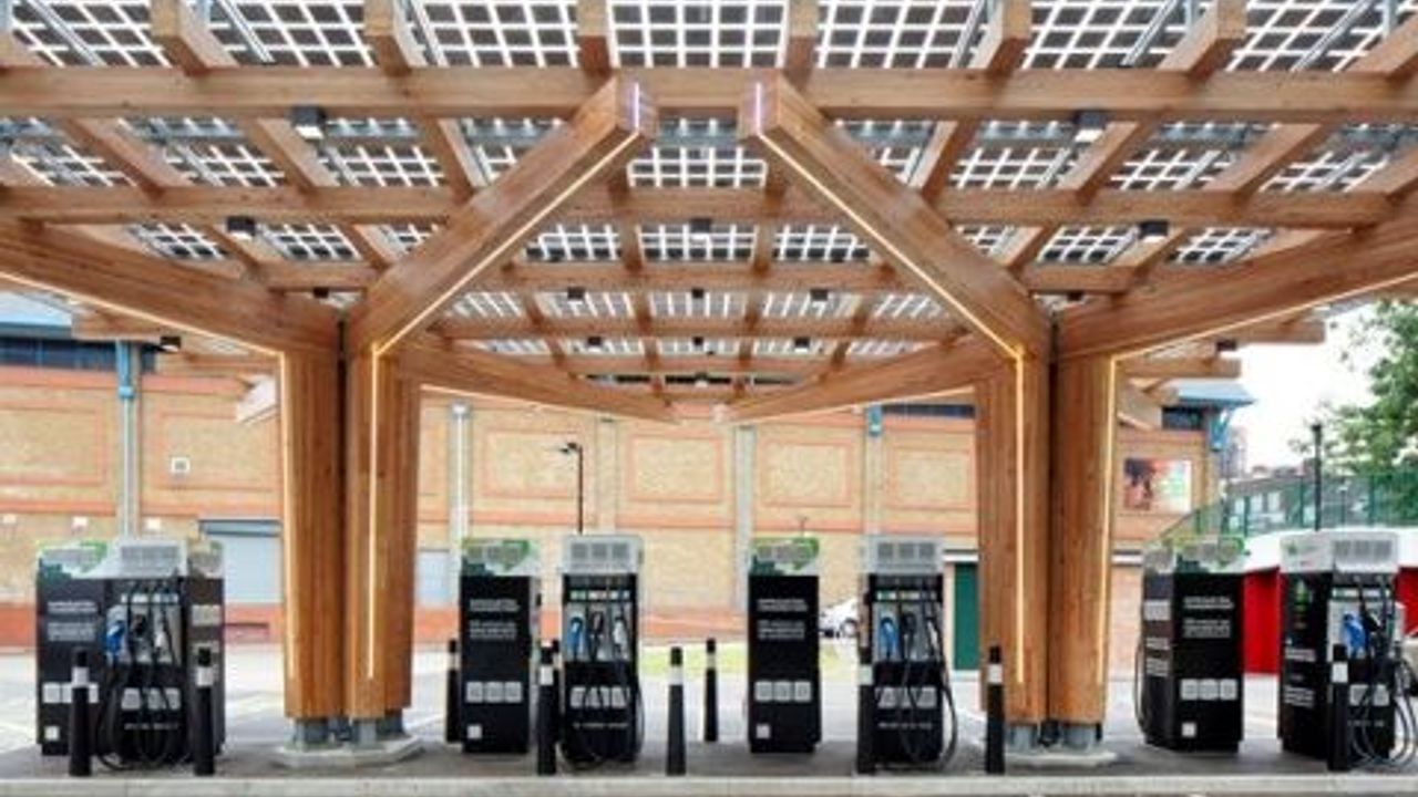 New Electric Vehicle Charging Hub, Glass Yard, Opens in Woolwich