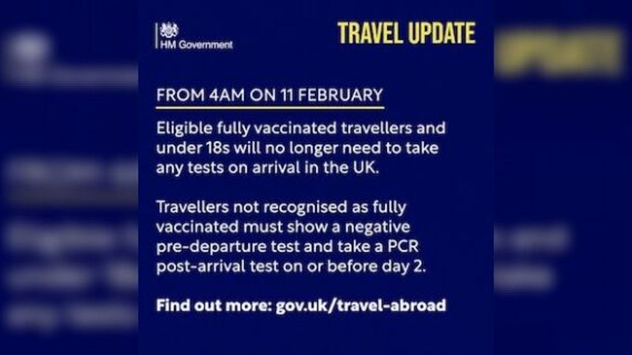 UK open for travel with all restrictions removed for eligible vaccinated arrivals