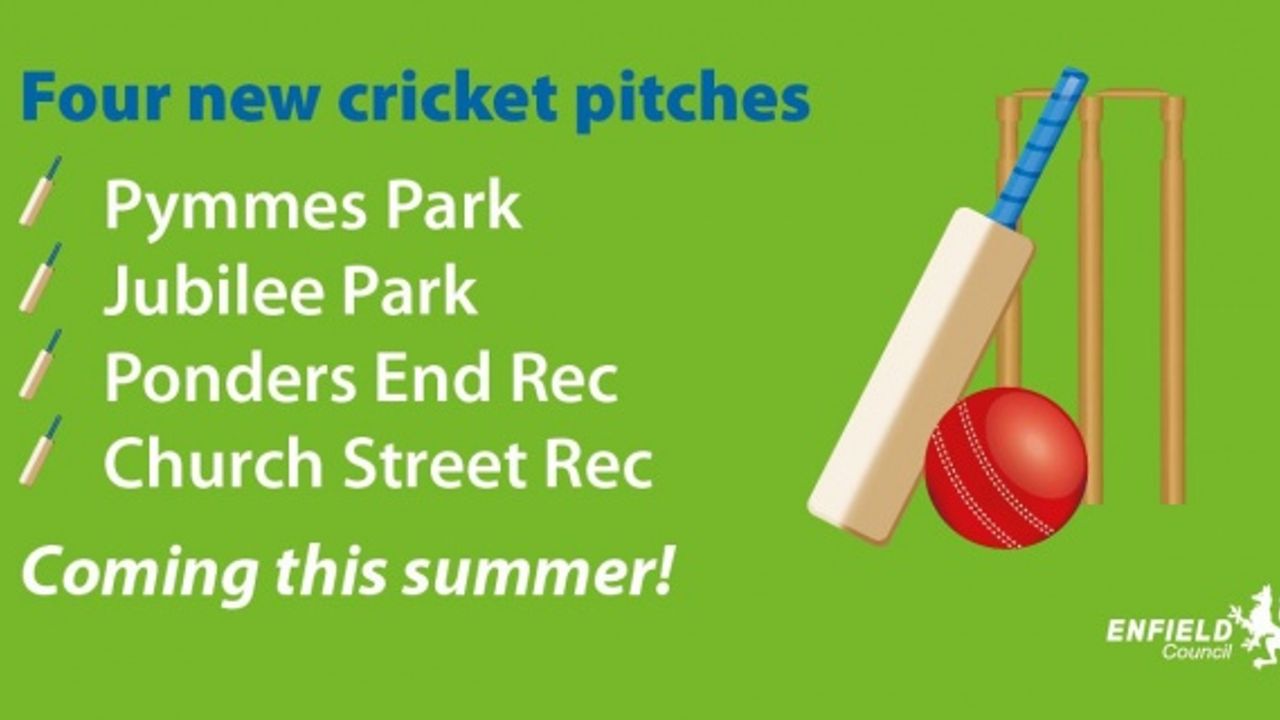 Good innings expected as Enfield gets new cricket pitches