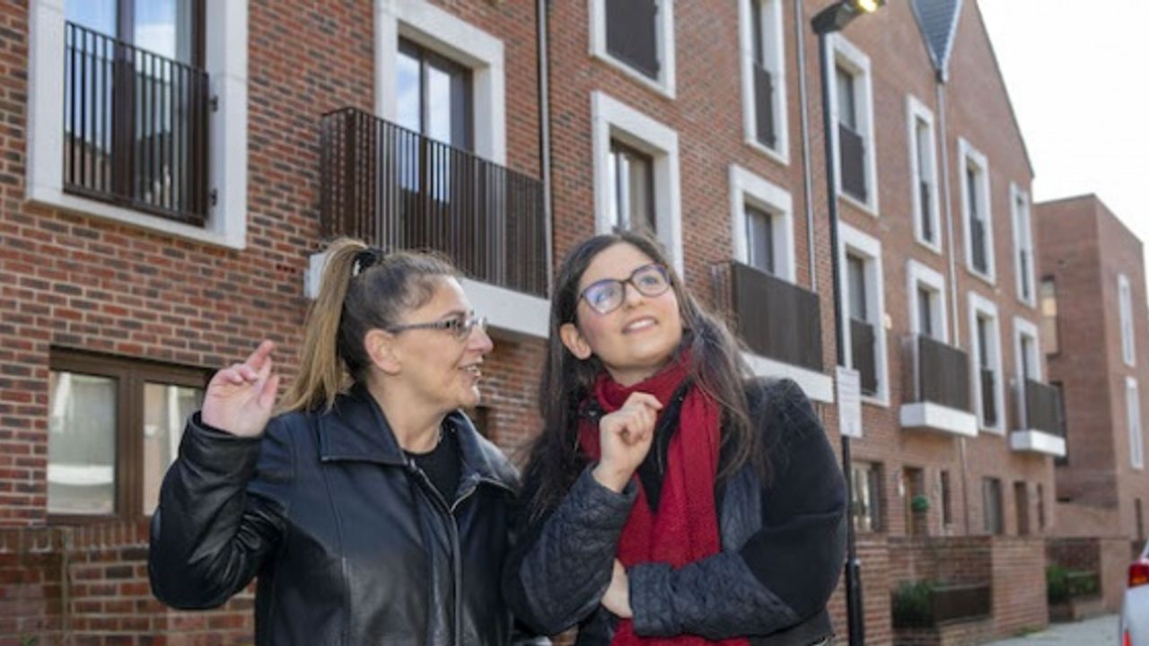 Residents have moved into their new homes in a Ponders End development
