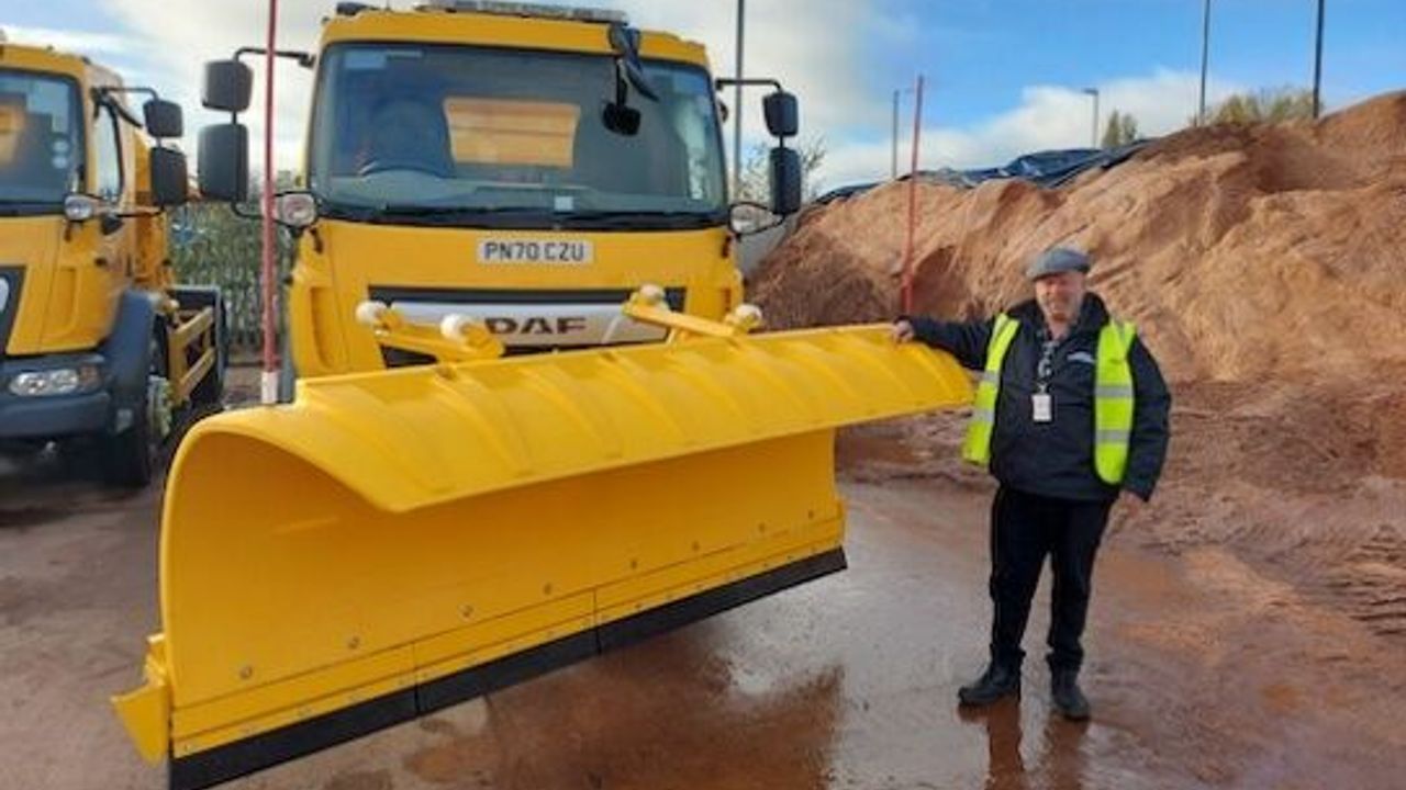 Gritting vehicles ready for cold weather conditions