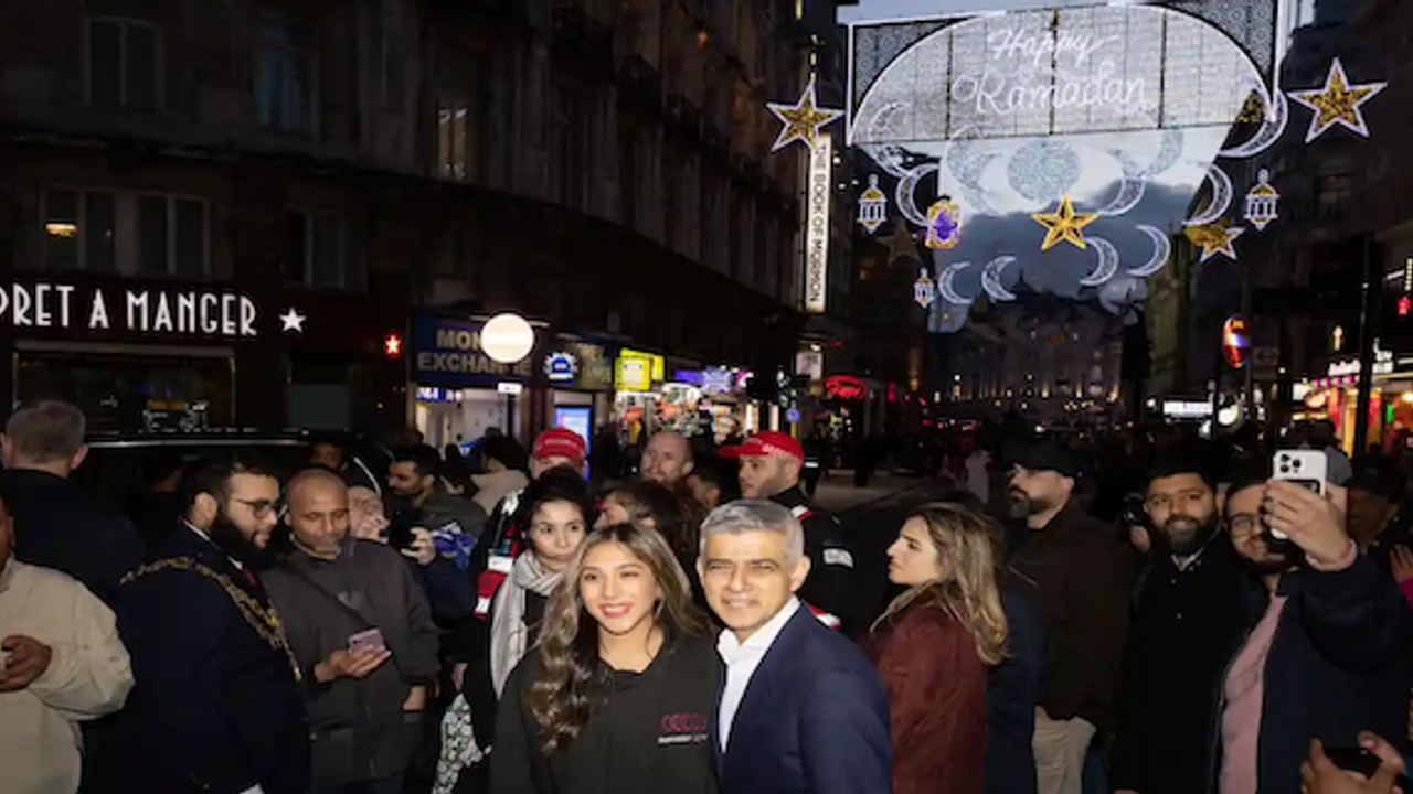 London’s first ever Ramadan lights celebrate the start of Ramadan