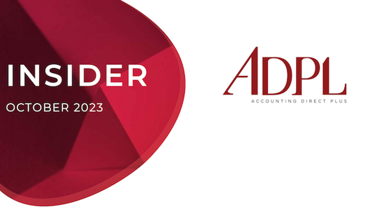 ACCOUNTING DIRECT PLUS ADPL OCTOBER INSIDER