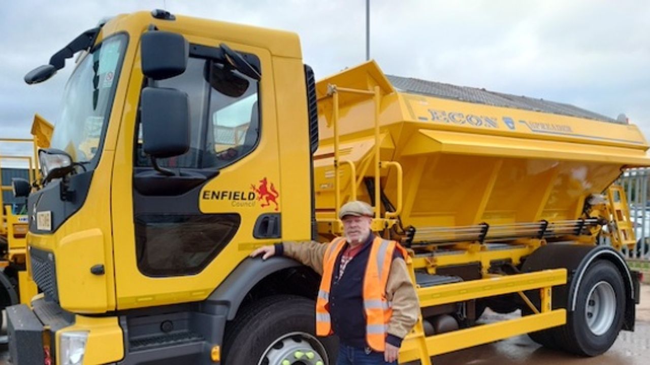 Enfield Council is prepared for the cold winter weather with its gritting vehicles