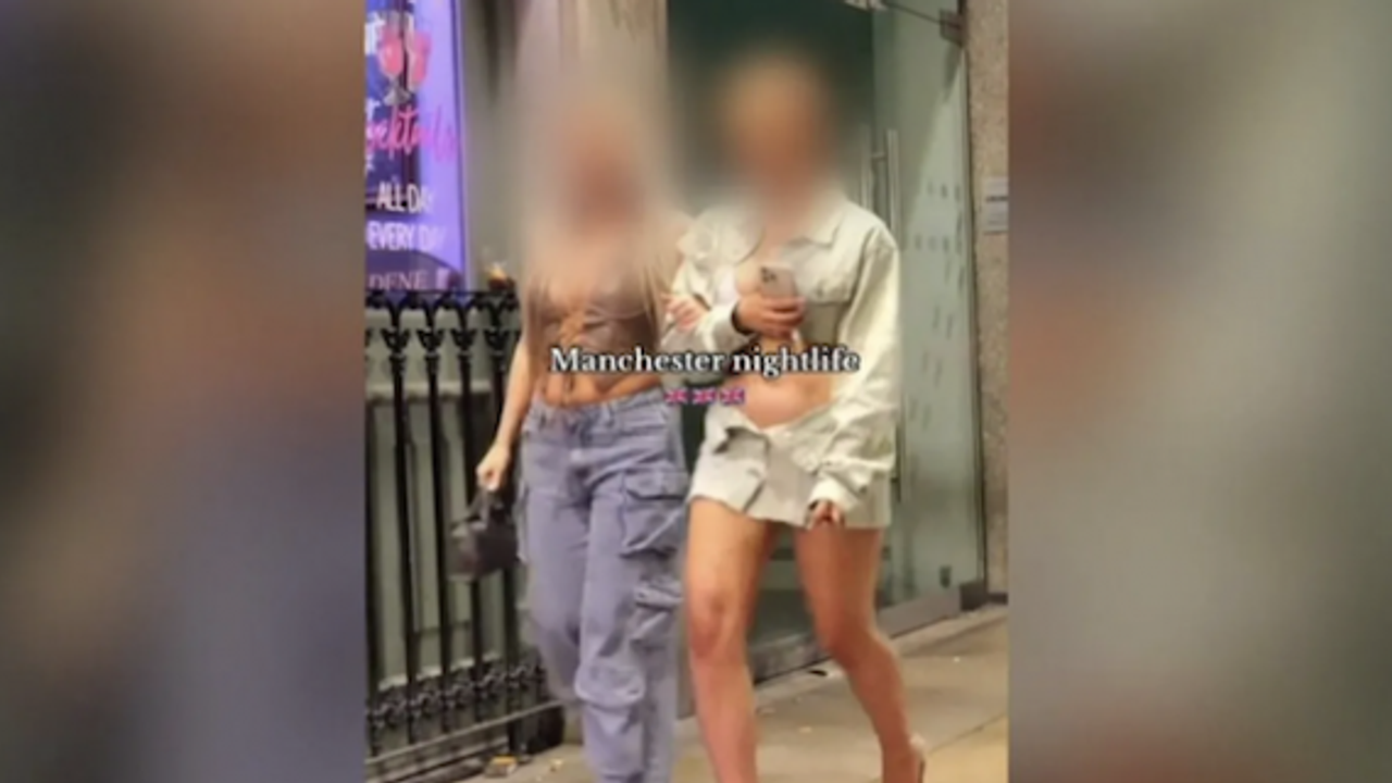 The women were filmed without their knowledge! Manchester nightlife videos