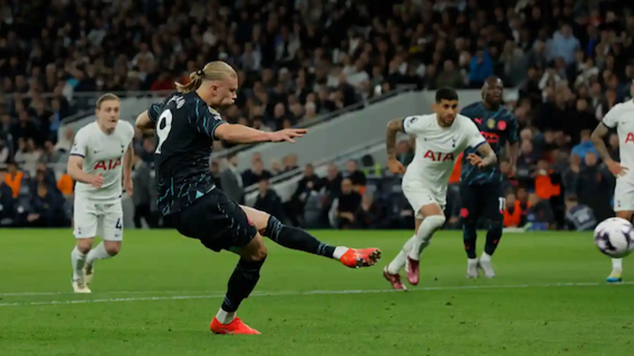 Manchester City will go into the final game of the season with a record fourth Premier League title
