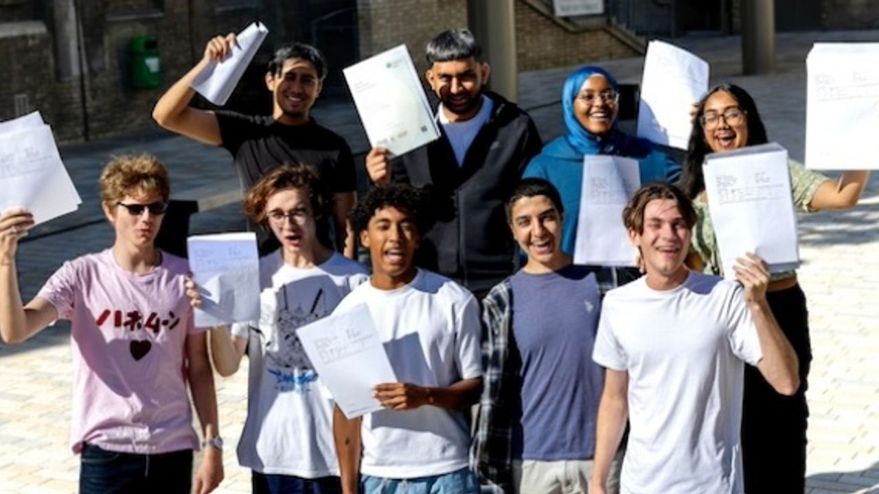 Islington students celebrate achievements in their A Level