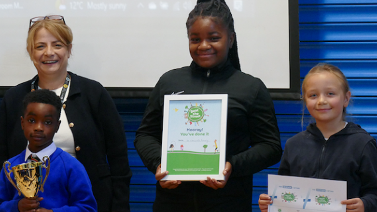 Beat the Street trophies presented to winning schools