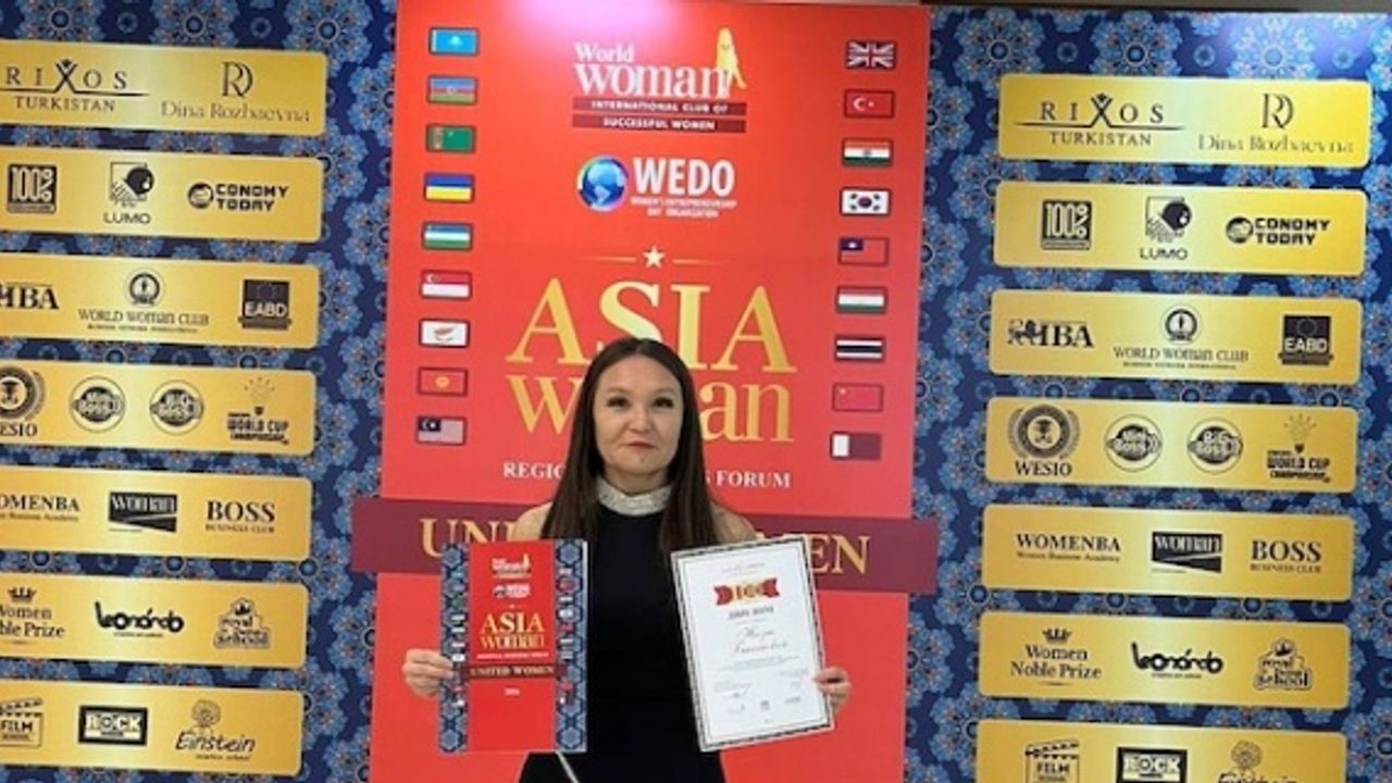 Asia's most famous and powerful 100 women award given to WFPA President Naziya Bisenova