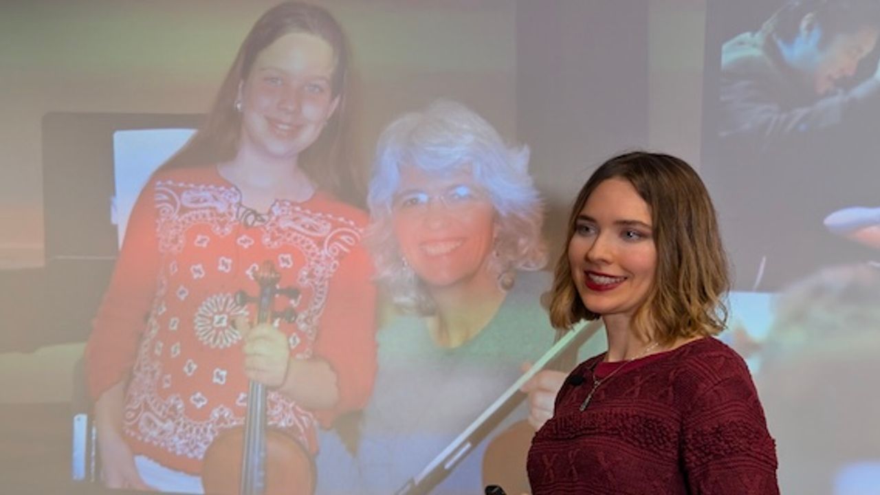 YEE London welcomed Harvard-trained ethnomusicologist and violinist Audrey Wozniak