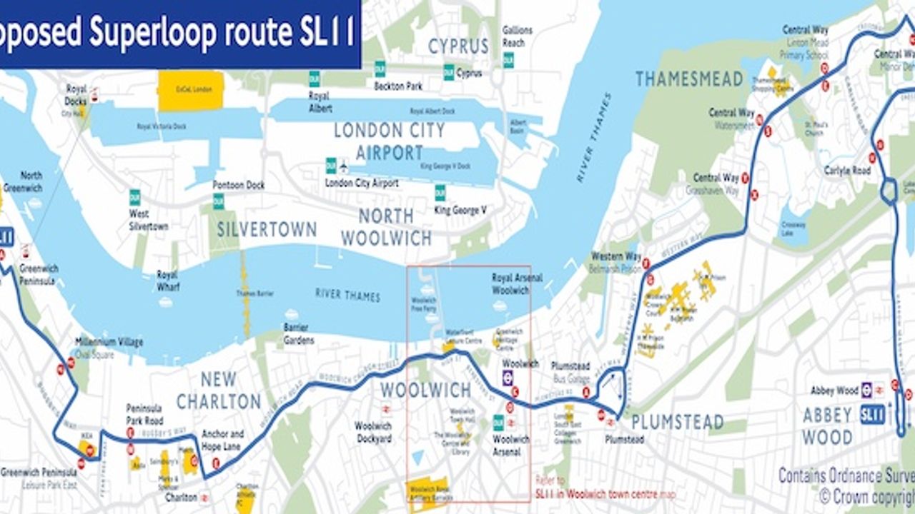 Plans revealed for the next proposed Superloop express bus route in the Thamesmead