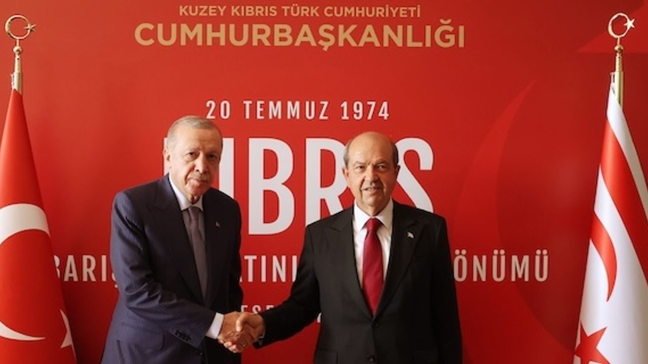Ersin Tatar meets with President Erdoğan