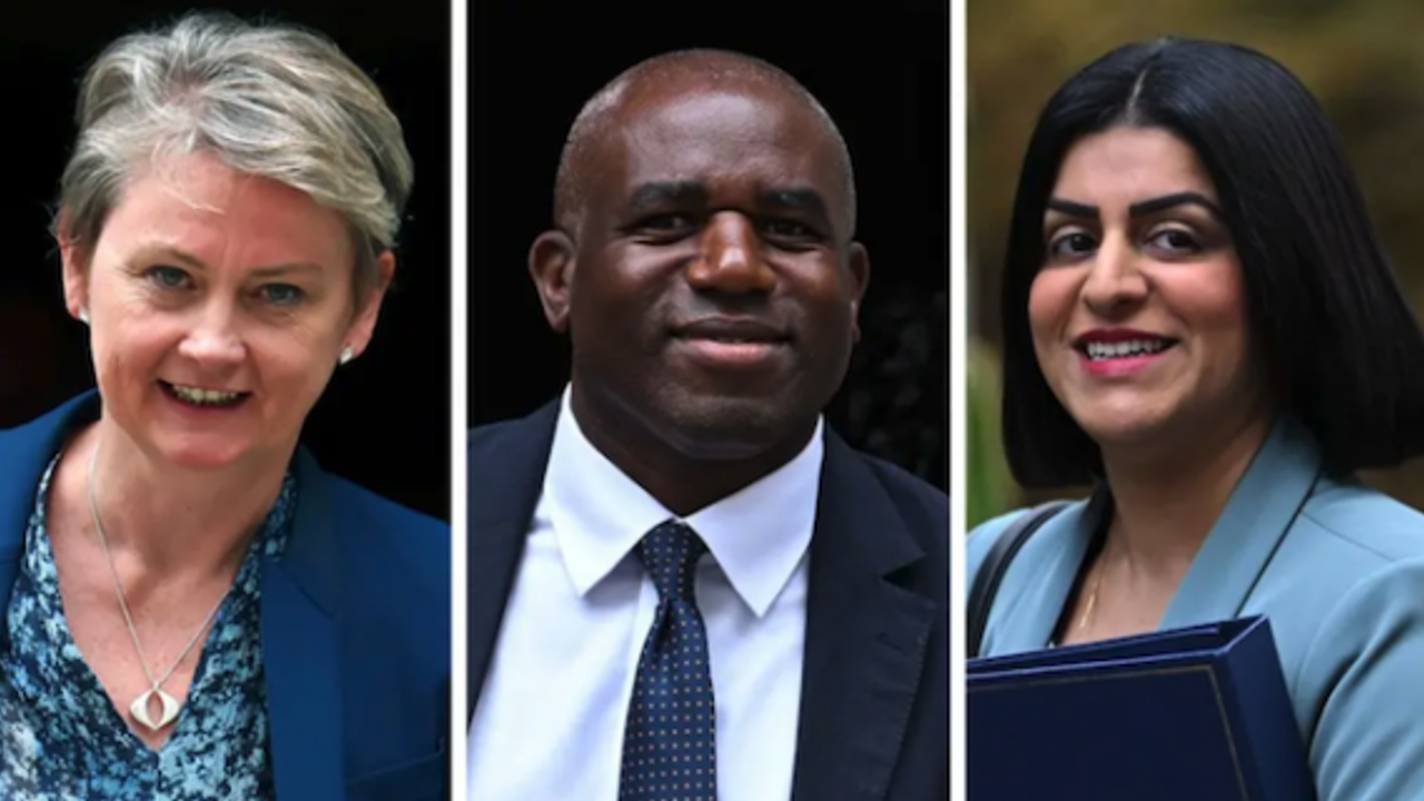 David Lammy arrives in Downing Street after becoming deputy prime minister