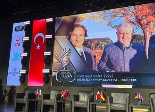 The Journalist of the Year in Europe was awarded to Vatan Öz