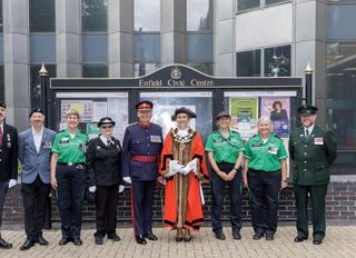 Armed Forces Day Parade took place through Enfield on Sunday