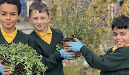 Play time at Oakthorpe Primary School in Bowe