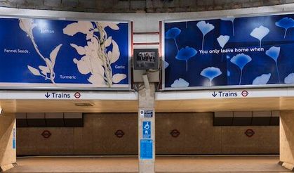 British artist Gregory launches new artwork at Heathrow Terminal 4 Underground station