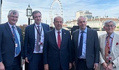 President Ersin Tatar Holds Ministerial-Level Meeting with UK Minister for Europe