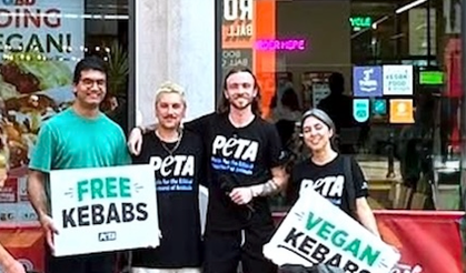 Great British Doner, PETA UK Mark World Kebab Day