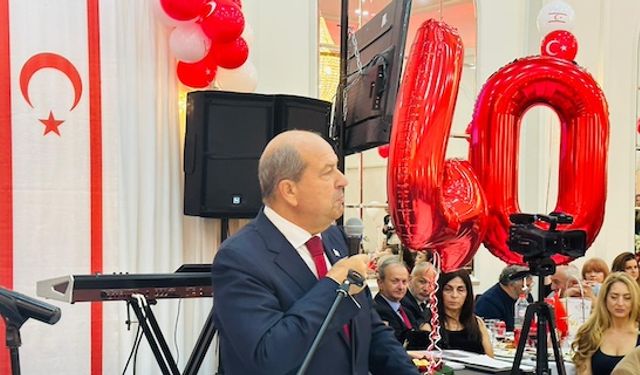 Turkish Cypriots marked the 40th anniversary of the establishment of the TRNC