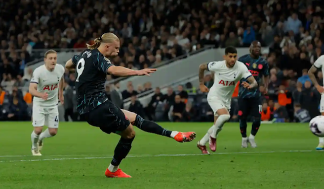 Manchester City will go into the final game of the season with a record fourth Premier League title