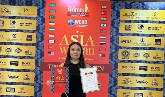 Asia's most famous and powerful 100 women award given to WFPA President Naziya Bisenova
