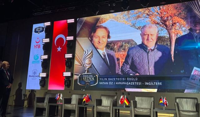 Vatan Öz Named Journalist of the Year in Europe
