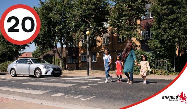 New 20mph zones launched in three Enfield town centres