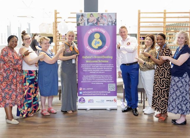 Enfield Businesses Back Breastfeeding Mums