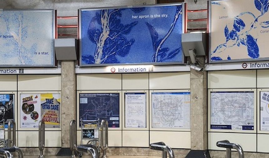 British artist Gregory launches new artwork at Heathrow Terminal 4 Underground station