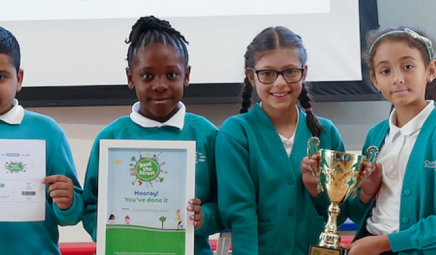 Beat the Street trophies presented to winning schools