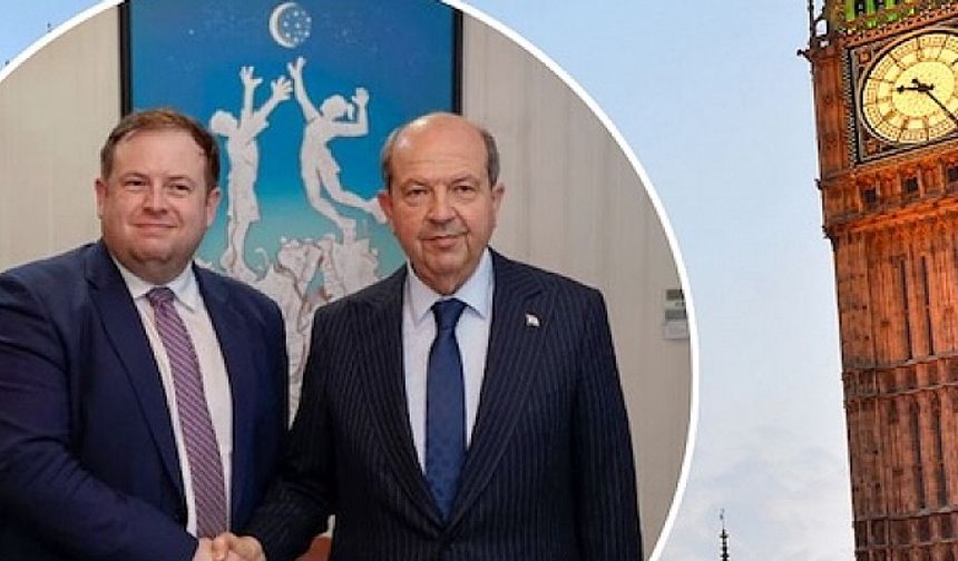 President Ersin Tatar Holds Ministerial-Level Meeting with UK Minister for Europe