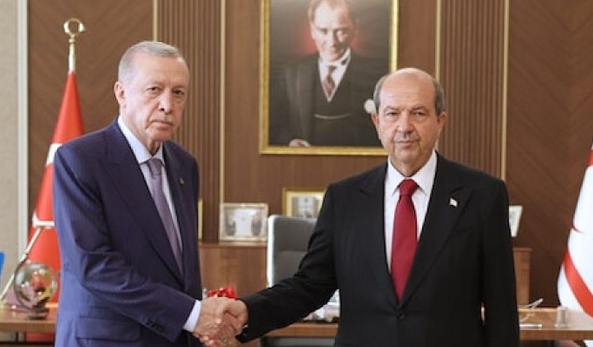 Ersin Tatar meets with President Erdoğan