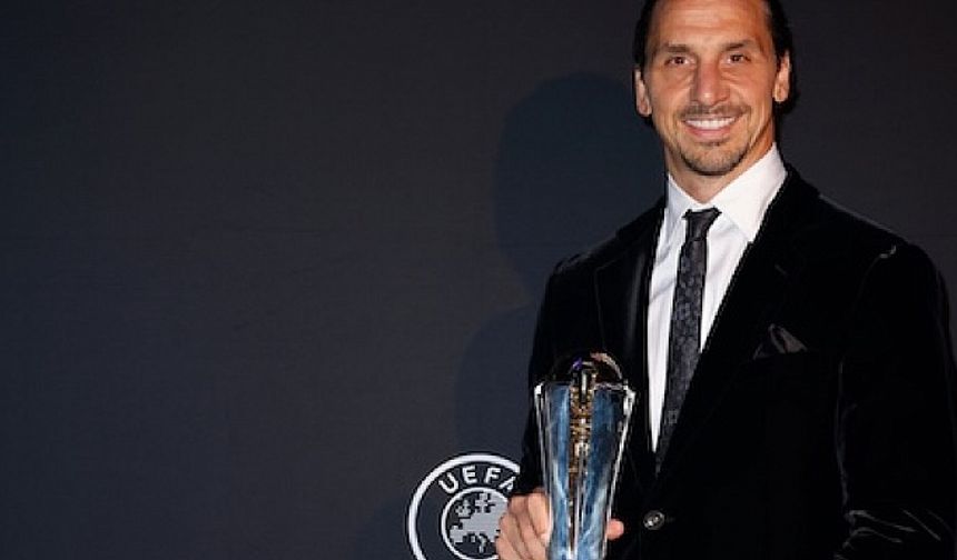 Zlatan Ibrahimović receives UEFA President’s Award