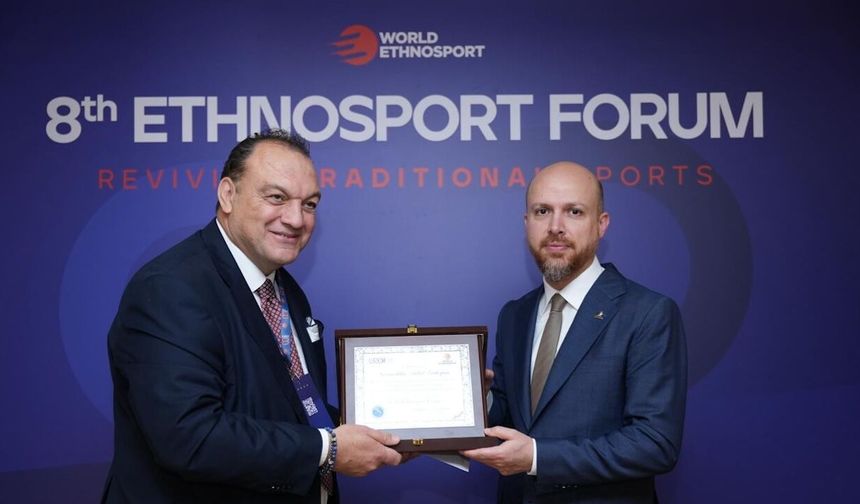 Bilal Erdoğan Honored by the Italian Sports Press Union