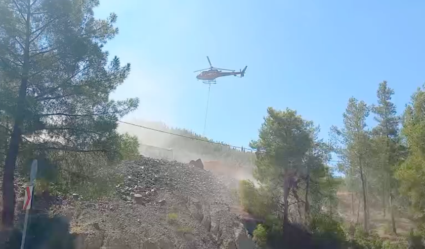 Wildfire Reaches Fethiye's Yeşilüzümlü